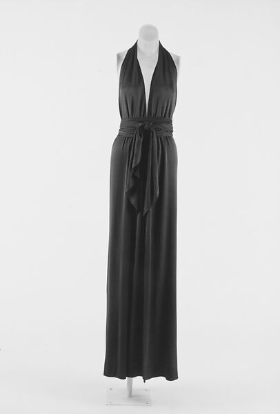Evening dress, Halston (American, Des Moines, Iowa 1932–1990 San Francisco, California), rayon, American 