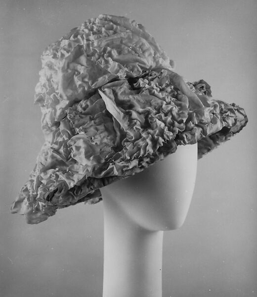Hat, House of Balenciaga (French, founded 1937), silk, French