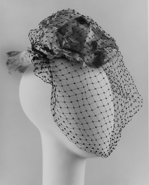 Hat, House of Balenciaga (French, founded 1937), silk, French