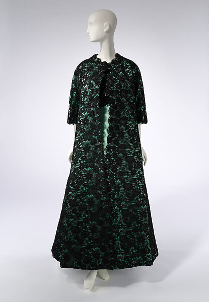 Evening ensemble, Ann Lowe (American, Clayton, Alabama ca. 1898–1981 Queens, New York), silk, cotton, American
