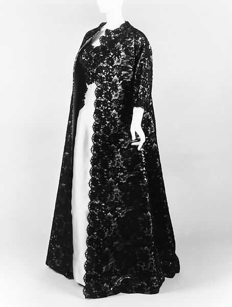 Evening ensemble, Ann Lowe (American, Clayton, Alabama ca. 1898–1981 Queens, New York), silk, cotton, American