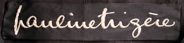 Dinner dress, Pauline Trigère (American, born France, Paris 1908–2002 New York), silk, glass, American