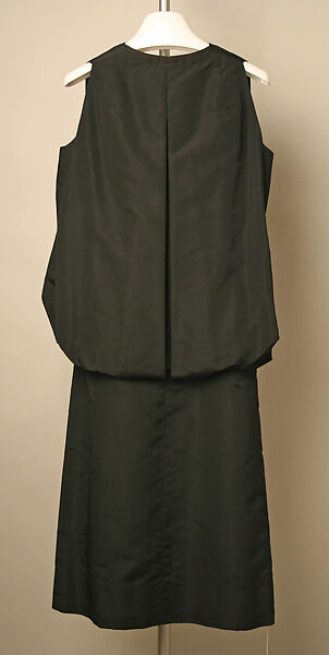 Dinner dress, Pauline Trigère (American, born France, Paris 1908–2002 New York), silk, glass, American