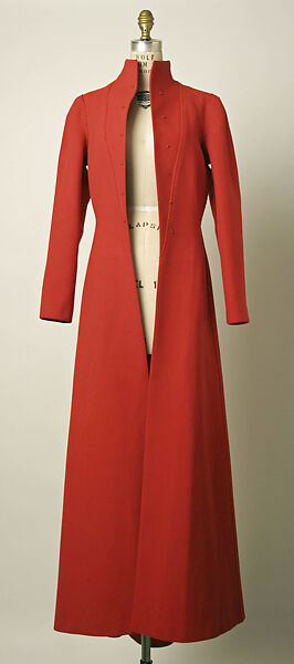 Evening coat, Schiaparelli (French, founded 1927), wool, French 