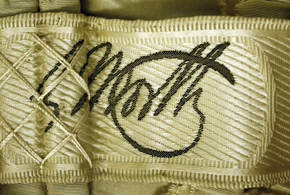 Evening dress, House of Worth (French, 1858–1956), silk, cotton, glass, French