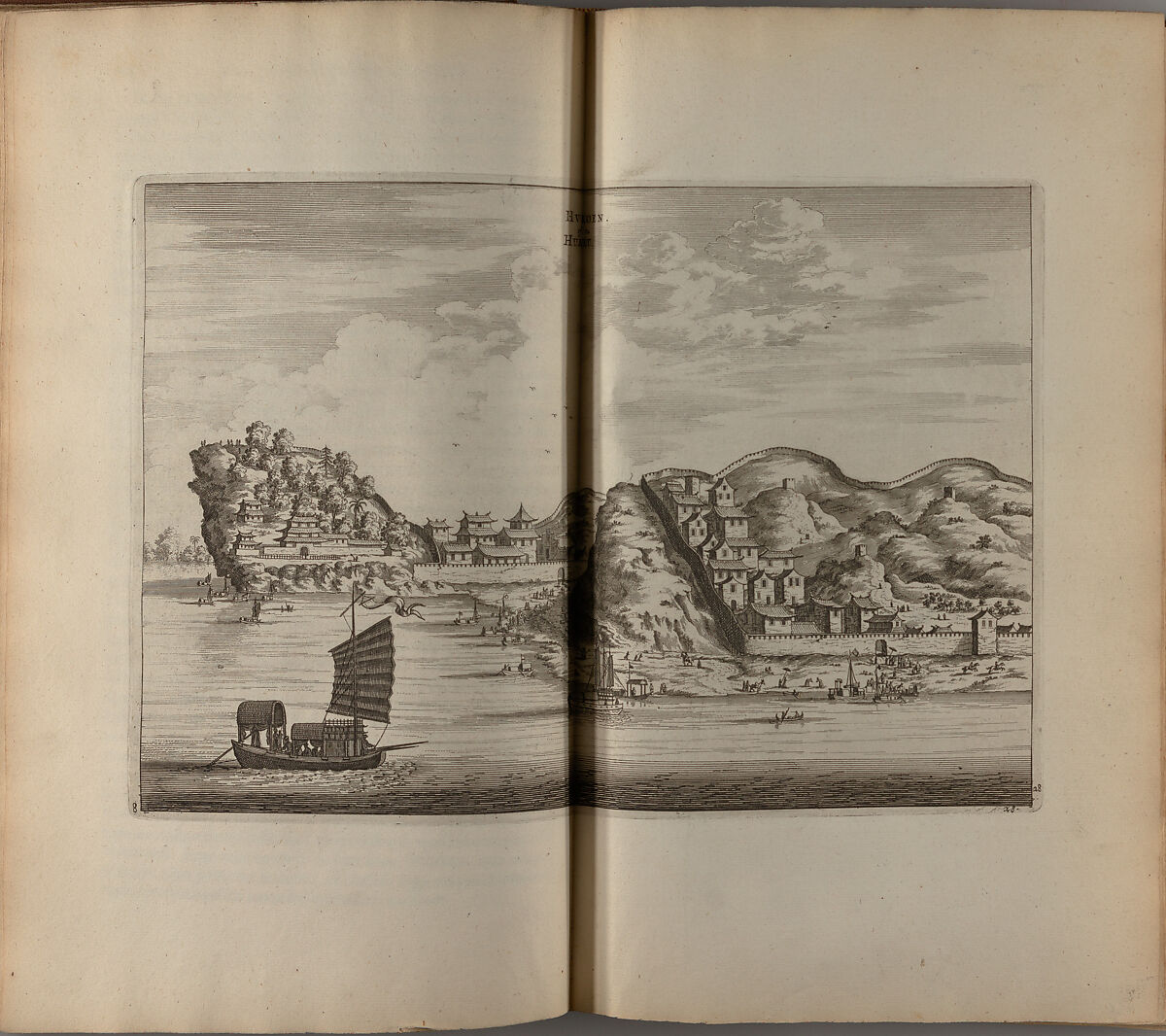 Legatio batavica ad magnum Tartariæ chamum Sungteium, modernum Sinæ imperatorem : historiarum narratione, quæ legatis in provinciis Quantung, Kiangsi, Nanking, Xantung, Peking, & aula imperatoriâ ab anno 1665 ad annum 1657 obtigerunt, ut & ardua Sinensium in bello tartarico fortunâ, provinciarum accurata geographia, urbium delineatione, nec non artis & naturæ miraculis ex animalium, vegetabilium, mineralium genere per centum & quinquaginta æneas figuras passim illustrata & conscripta vernacule, Johannes Nieuhof (Dutch, Uelsen 1618–1672 Madagascar)