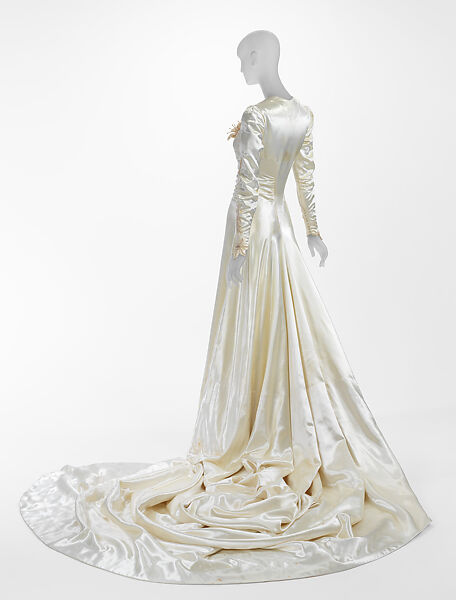 Wedding dress, Ann Lowe (American, Clayton, Alabama ca. 1898–1981 Queens, New York), cellulose acetate, American