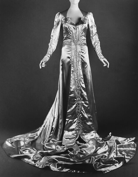 Wedding dress, Ann Lowe (American, Clayton, Alabama ca. 1898–1981 Queens, New York), cellulose acetate, American