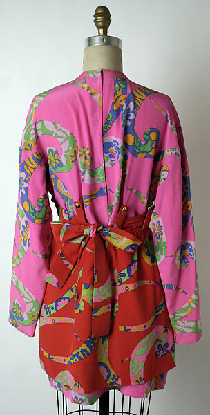 Ensemble, Rudi Gernreich (American (born Austria), Vienna 1922–1985 Los Angeles, California) (a–d), (a–d) silk; (e) nylon; (f,g) leather, plastic (vinyl), American