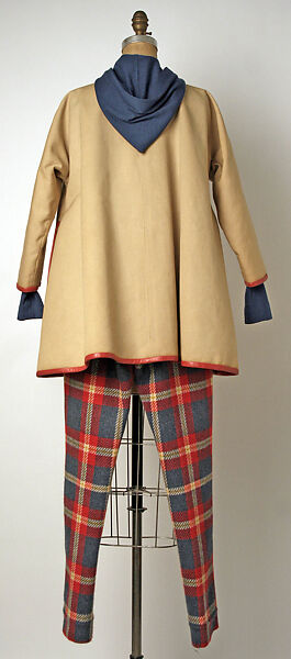 Ensemble, (a–c) Bonnie Cashin (American, Oakland, California 1908–2000 New York), (a) cotton; (b, c) wool; (d, e) leather; (f, g) nylon, American