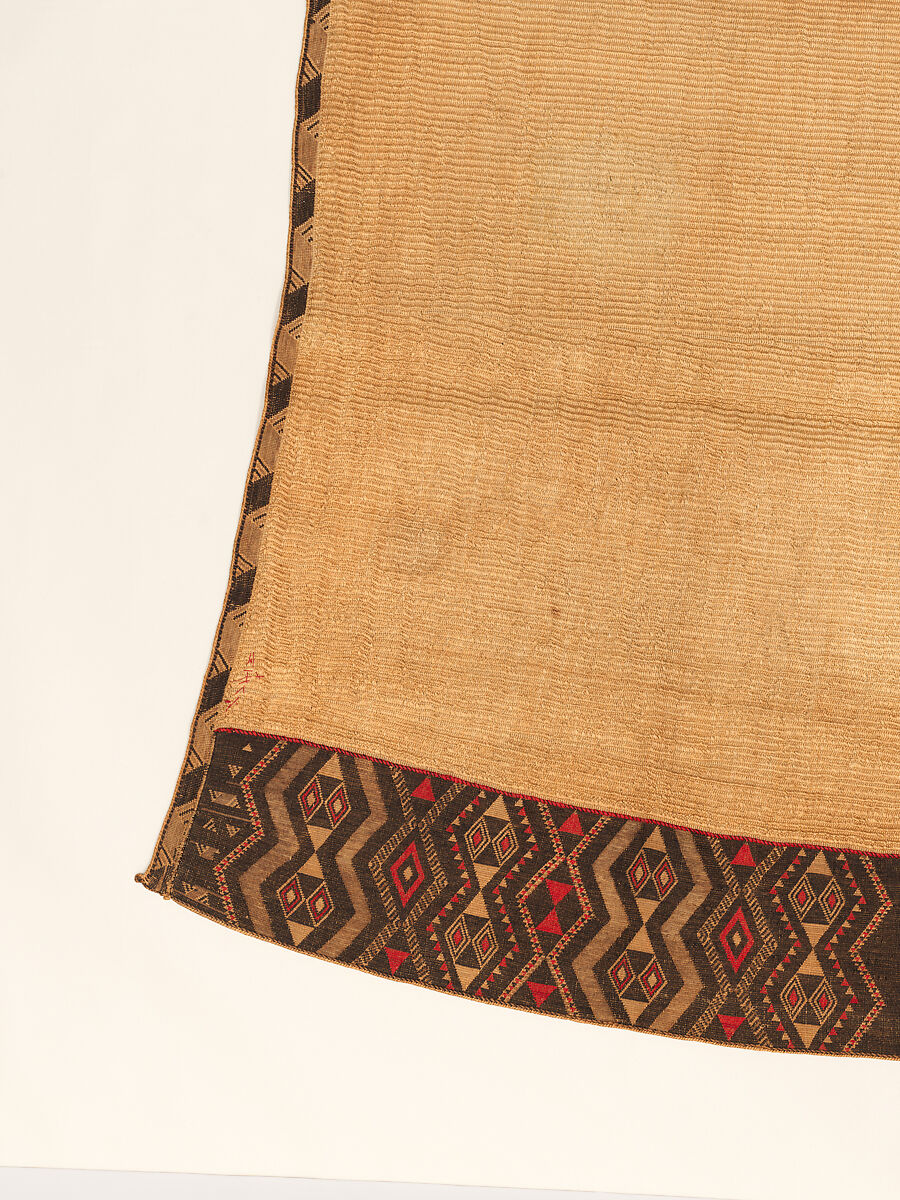 Kaitaka aronui (cloak), Māori artist, Flax (harakeke, Phormium tenax), wool, Maori people