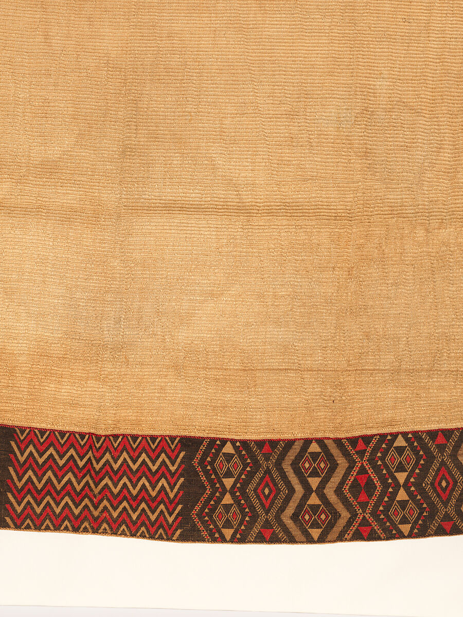 Kaitaka aronui (cloak), Māori artist, Flax (harakeke, Phormium tenax), wool, Maori people