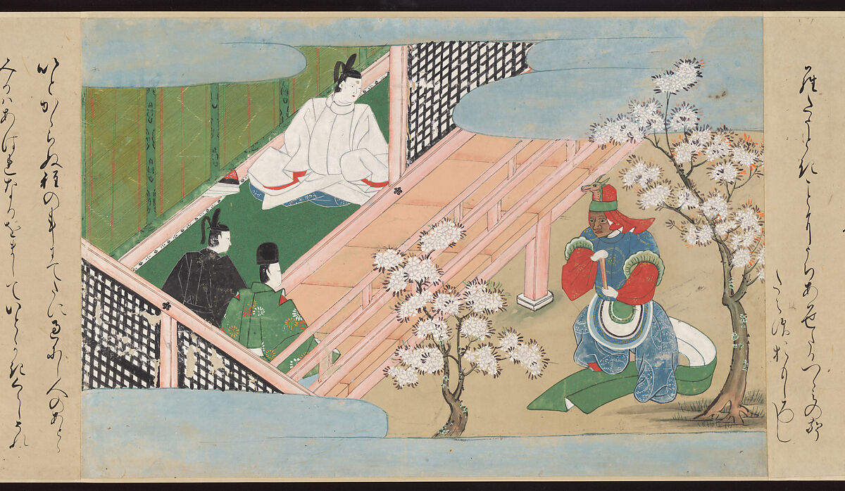 Illustrated Handscrolls of The Tale of Genji, Ryūjo (Tatsujo) (Japanese, active late 16th century), Five handscrolls; ink and color on paper (illustrations); ink on paper (texts), Japan