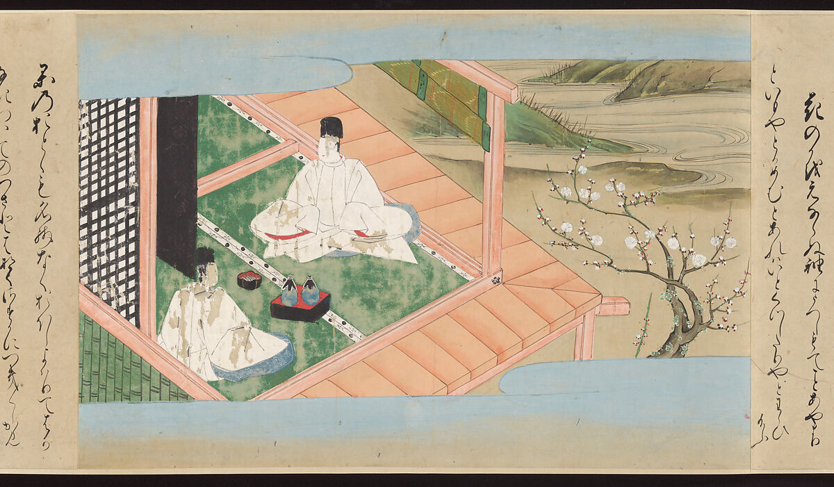Illustrated Handscrolls of The Tale of Genji, Ryūjo (Tatsujo) (Japanese, active late 16th century), Five handscrolls; ink and color on paper (illustrations); ink on paper (texts), Japan