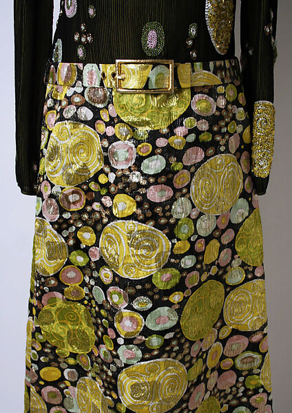 Evening dress, James Galanos (American, Philadelphia, Pennsylvania, 1924–2016 West Hollywood, California), silk, metal, American