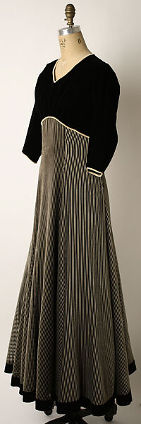 Dinner dress, Muriel King (American, 1900–1977), silk, American