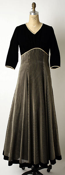 Dinner dress, Muriel King (American, 1900–1977), silk, American 