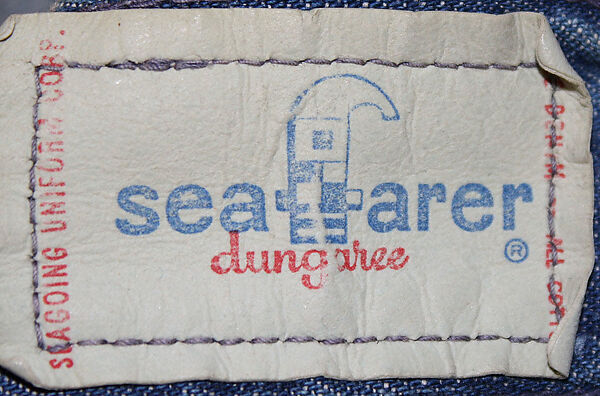 Jeans, Seafarer Dungaree (American), cotton, metal, American