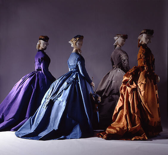 Dress, Depret (French), silk, French