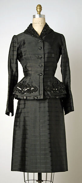 Suit, Hattie Carnegie, Inc. (American, 1918–1965), silk, American 