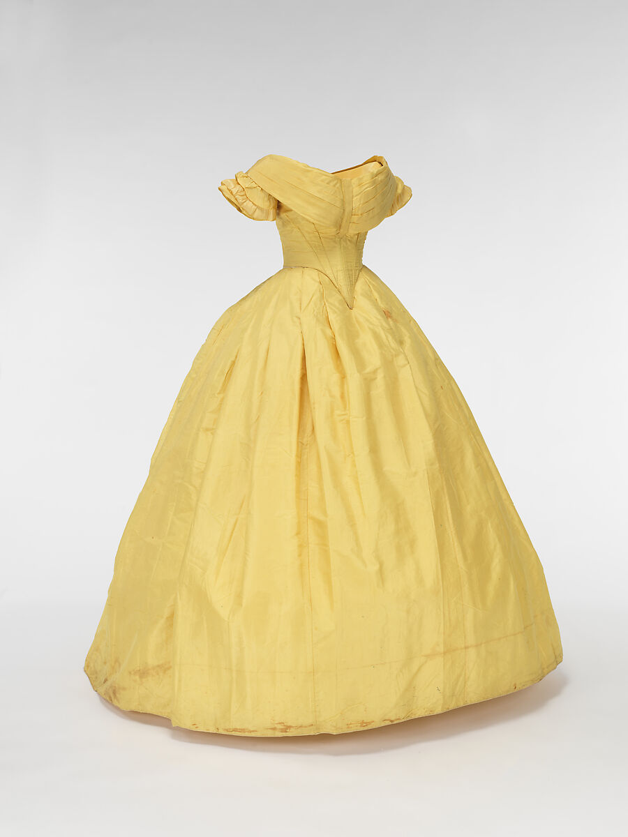 Dress, silk, American