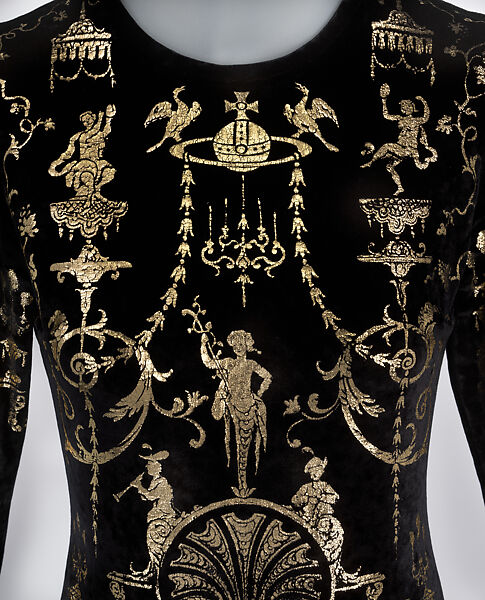 Dress, Vivienne Westwood (British, founded 1971), viscose, lycra, British