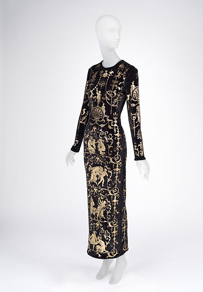 Dress, Vivienne Westwood (British, founded 1971), viscose, lycra, British