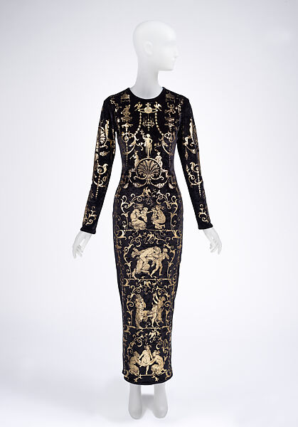 Dress, Vivienne Westwood (British, founded 1971), viscose, lycra, British 