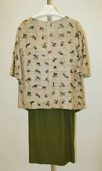 "Ganges", Vera Maxwell (American, 1901–1995), (a) linen; (b) silk
b,c) silk, American