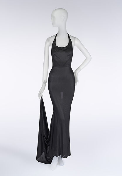 are black wedding dresses in style ICONIC F/W 1998 Gucci by Tom Ford Black Strapless Gown – villa amour vintage main image 1