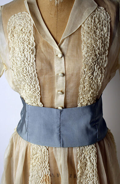 Dinner dress, Hattie Carnegie (American (born Austria), Vienna 1889–1956 New York), cotton, silk, American