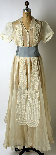 Dinner dress, Hattie Carnegie (American (born Austria), Vienna 1889–1956 New York), cotton, silk, American 