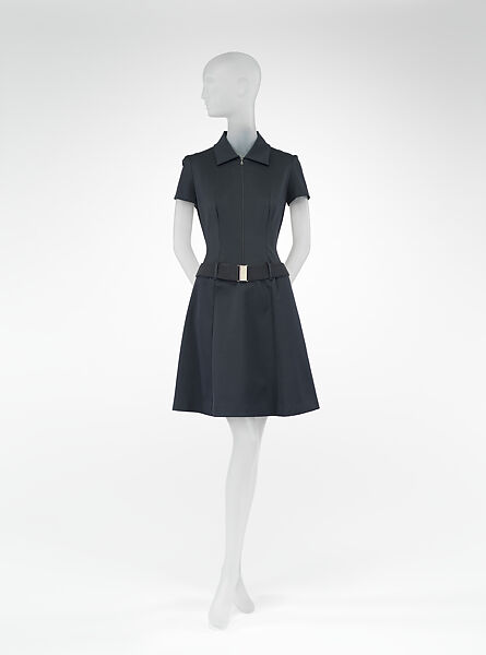 Dress, Prada (Italian, founded 1913), nylon, metal, Velcro, Italian 