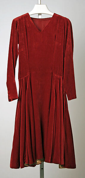 Skating dress, Hattie Carnegie (American (born Austria), Vienna 1889–1956 New York), silk, metal, American 