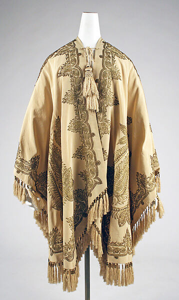 Opera cloak, Lord &amp; Taylor (American, founded 1826), silk, American 