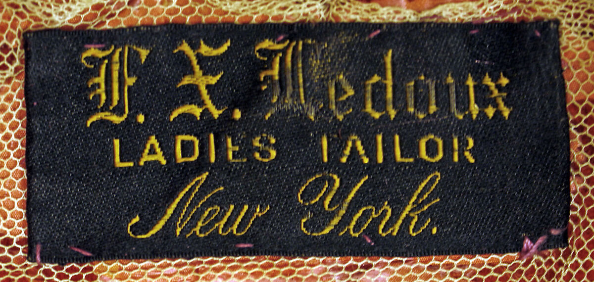 Jacket, F. X. Ledoux (American), wool, silk, metal, American