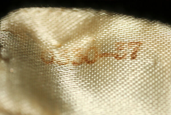 "Red Dahlia", House of Dior (French, founded 1946), (a–d) silk; (e) straw, French