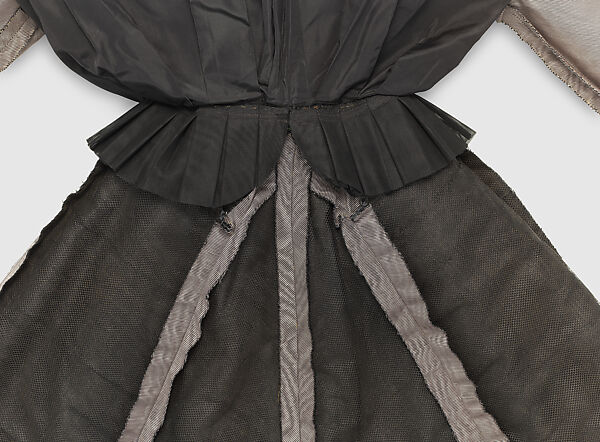 Ensemble, Christian Dior (French, Granville 1905–1957 Montecatini), (a) cotton/rayon/acetate blend
(b) straw
(c–f) metal, French
