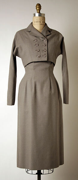 Cocktail ensemble, Anne Fogarty (American, Pittsburgh, Pennsylvania 1919–1980 New York), wool, silk, American