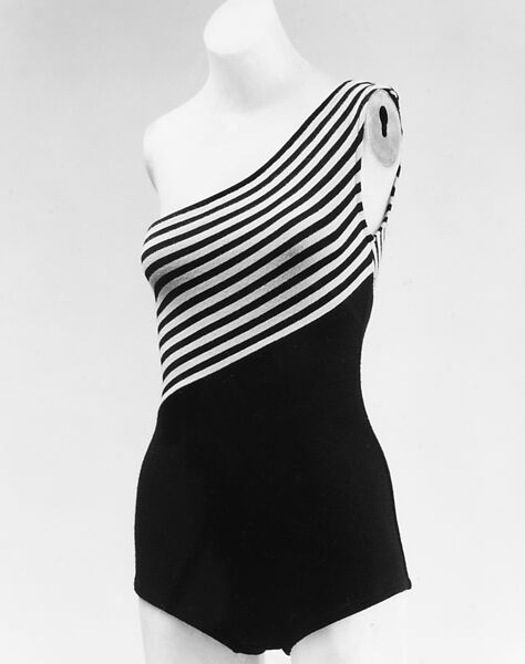 Bathing suit, Tom Brigance (American, 1910–1990), orlon, cotton, American 