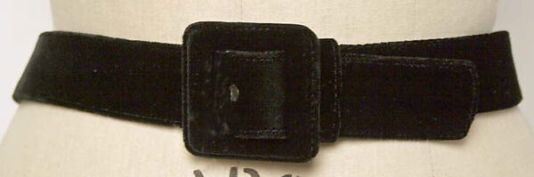 Ensemble, Yves Saint Laurent (French, founded 1961), (a, b) wool; (c) silk, leather; (d, e) silk linen; (f, g) silk, leather, French