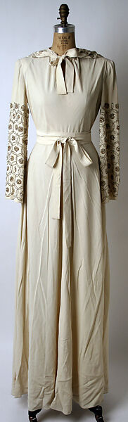 Wedding dress, Norman Norell (American, Noblesville, Indiana 1900–1972 New York), silk, American 