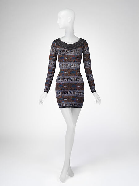 Dress, Azzedine Alaïa (French (born Tunisia), Tunis 1935–2017 Paris), rayon, viscose, spandex, French 