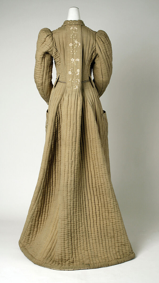 Dressing gown, silk, Japanese