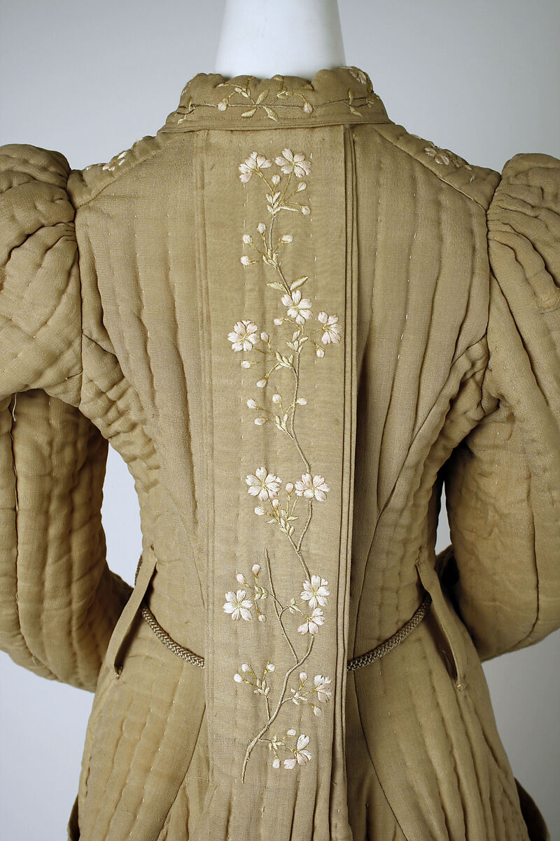 Dressing gown, silk, Japanese