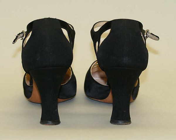 Sandals, I. Miller (American, founded 1911), silk, leather, American