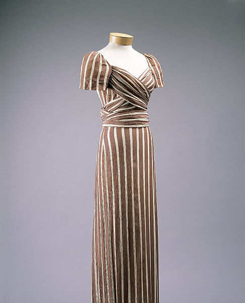 Evening dress, Hattie Carnegie, Inc. (American, 1918–1965), silk, American 