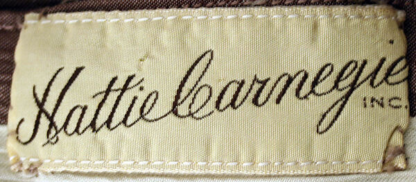 Evening dress, Hattie Carnegie, Inc. (American, 1918–1965), silk, American