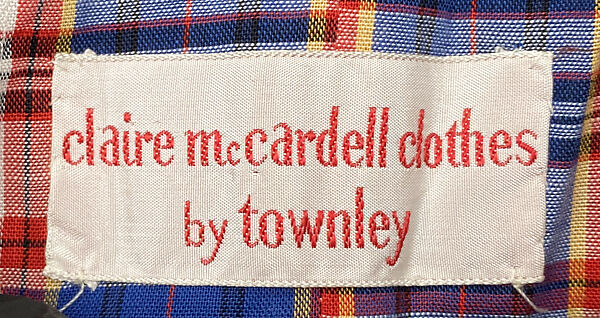 Dress, Claire McCardell (American, 1905–1958), cotton, rubber, metal, American