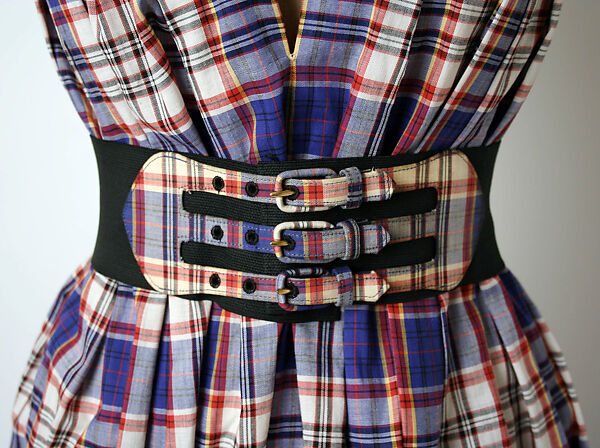 Dress, Claire McCardell (American, 1905–1958), cotton, rubber, metal, American